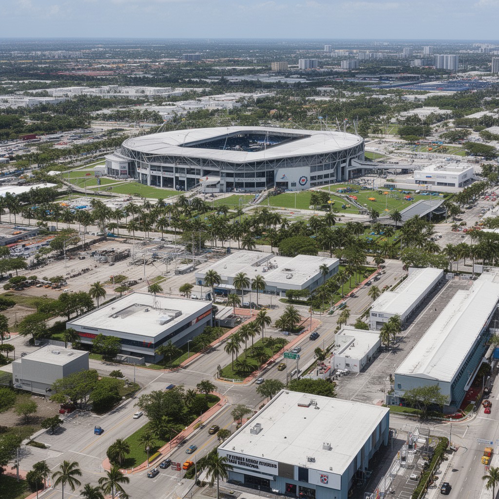 AI-generated illustration of Miami Gardens, Florida