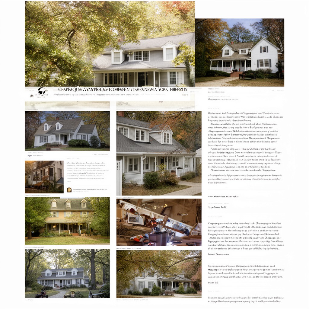 AI-generated illustration of Chappaqua, New York, United States