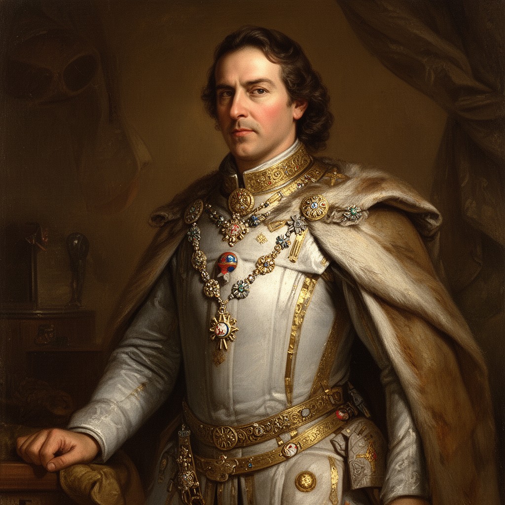AI-generated illustration of Holy Roman Emperor Louis IV