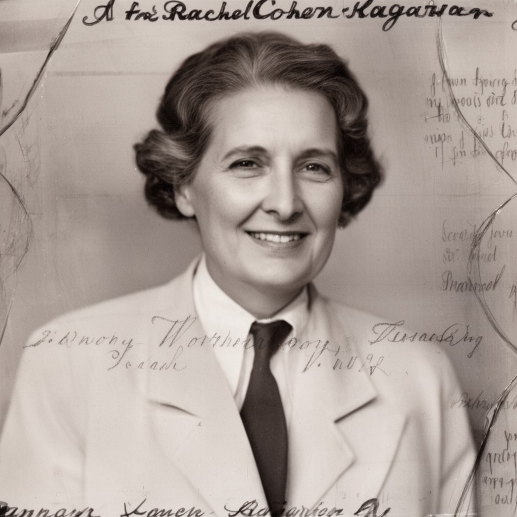 AI-generated illustration of Rachel Cohen-Kagan