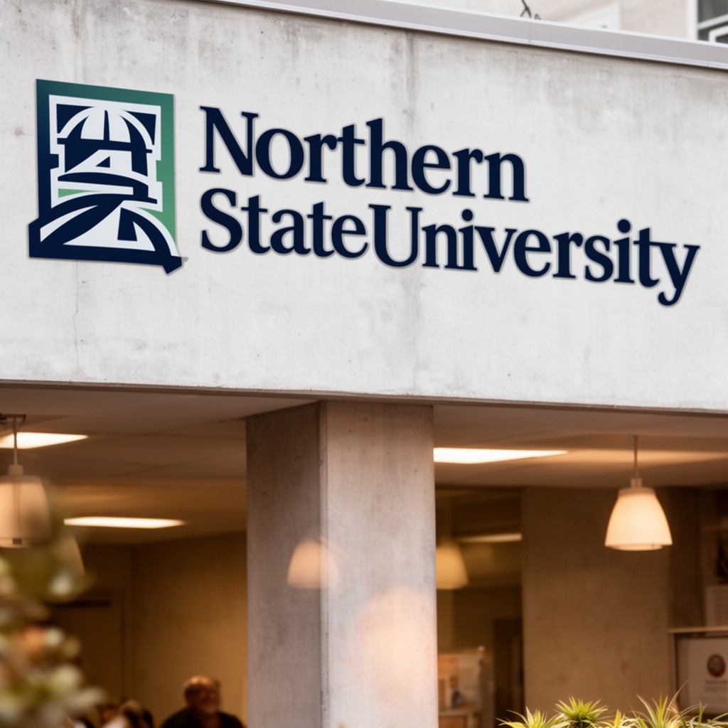 AI-generated illustration of Northern State University