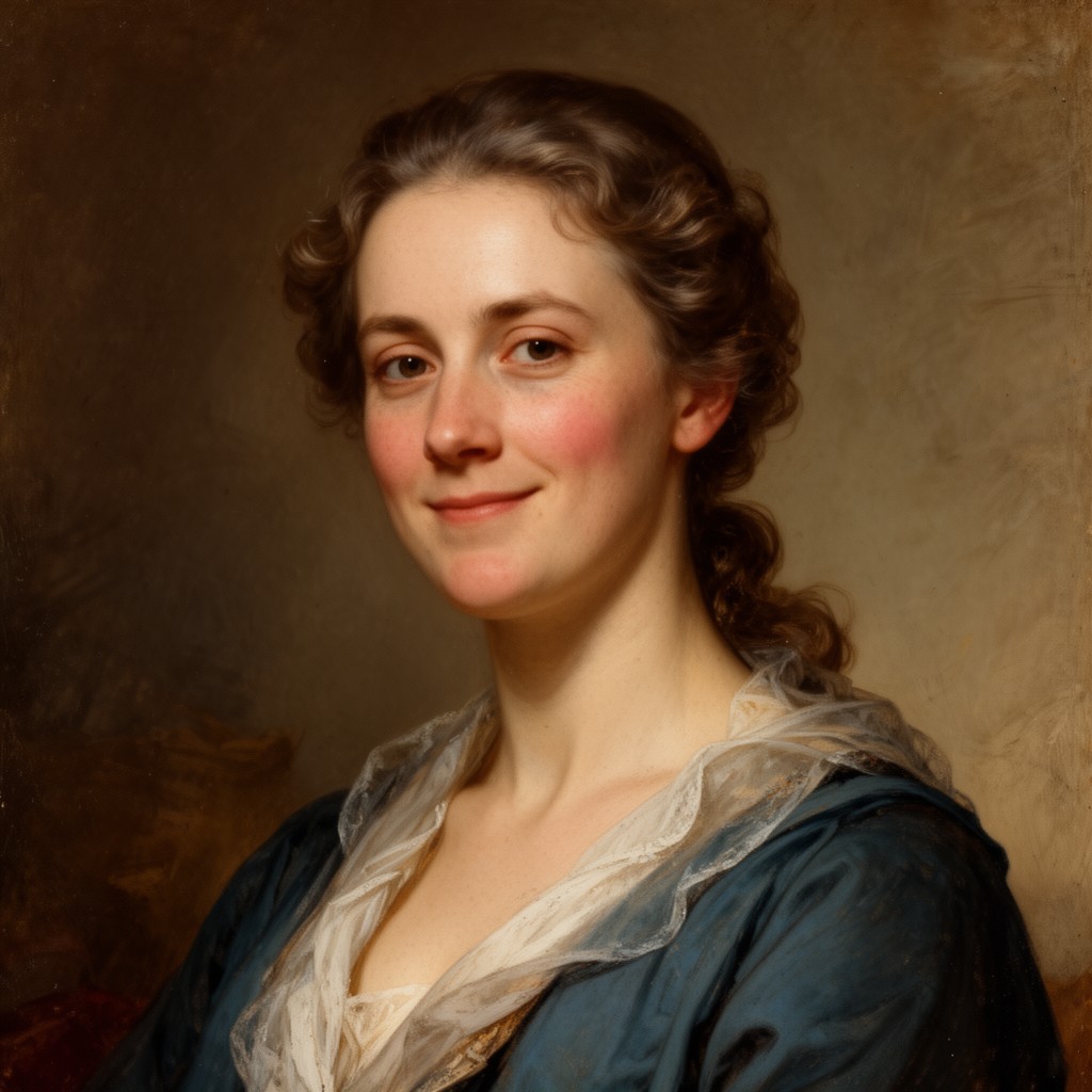 AI-generated illustration of Susanna Adams