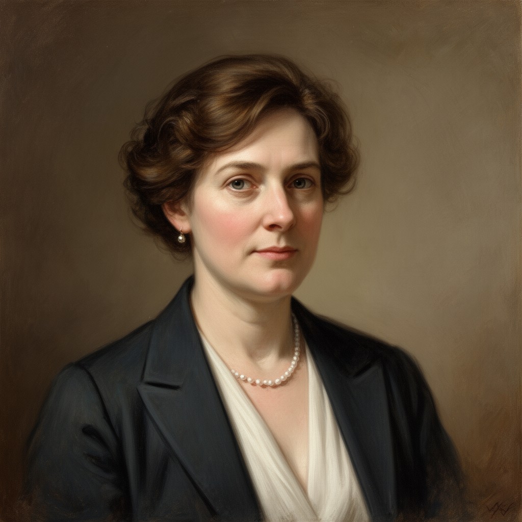 AI-generated illustration of Laura Franklin Delano