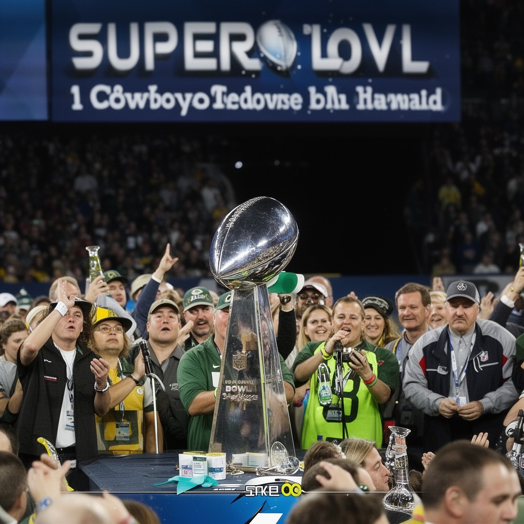 AI-generated illustration of Super Bowl XLV
