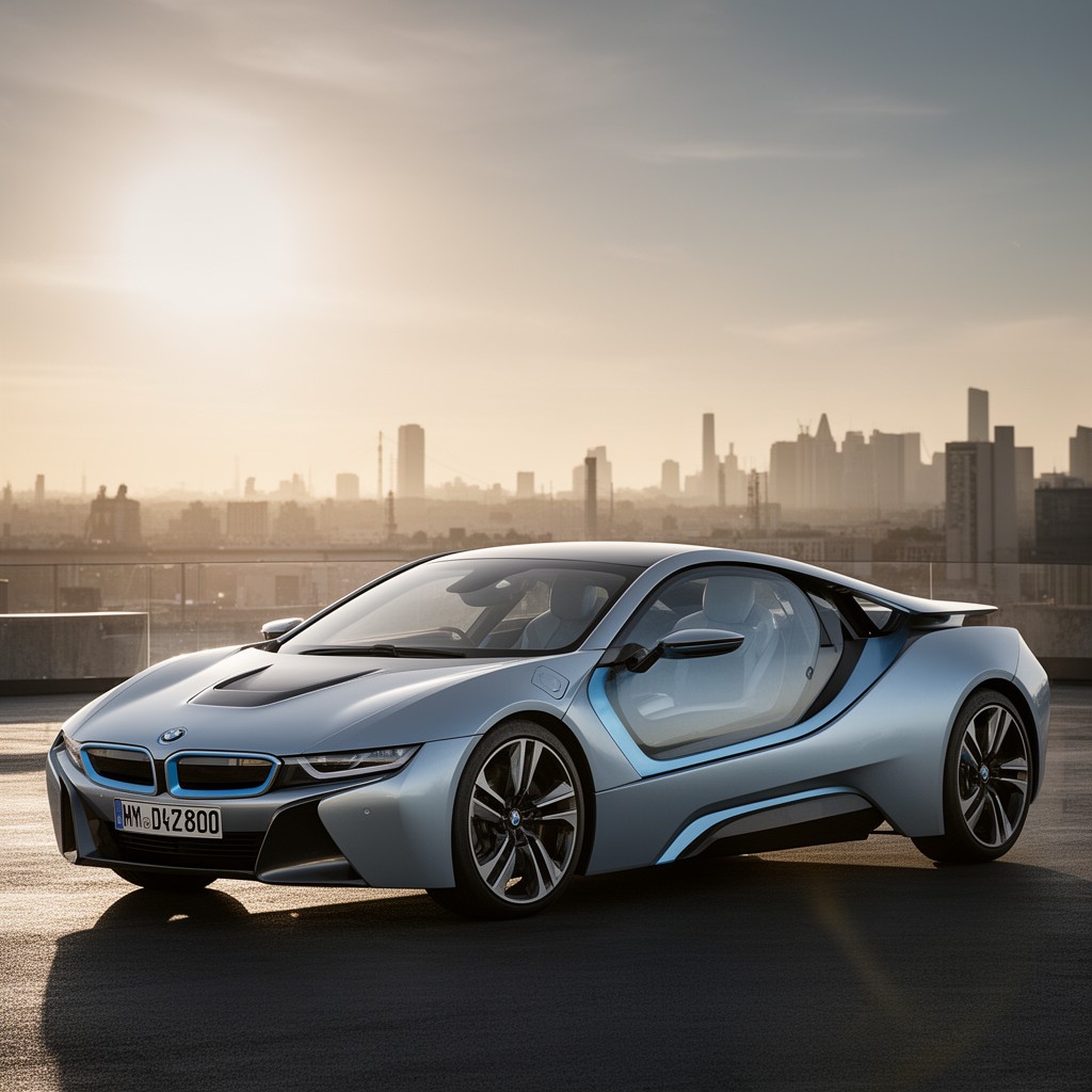 AI-generated illustration of BMW i8