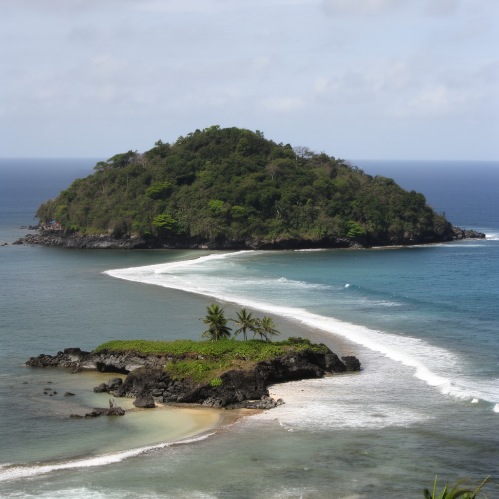 AI-generated illustration of Biliran Island