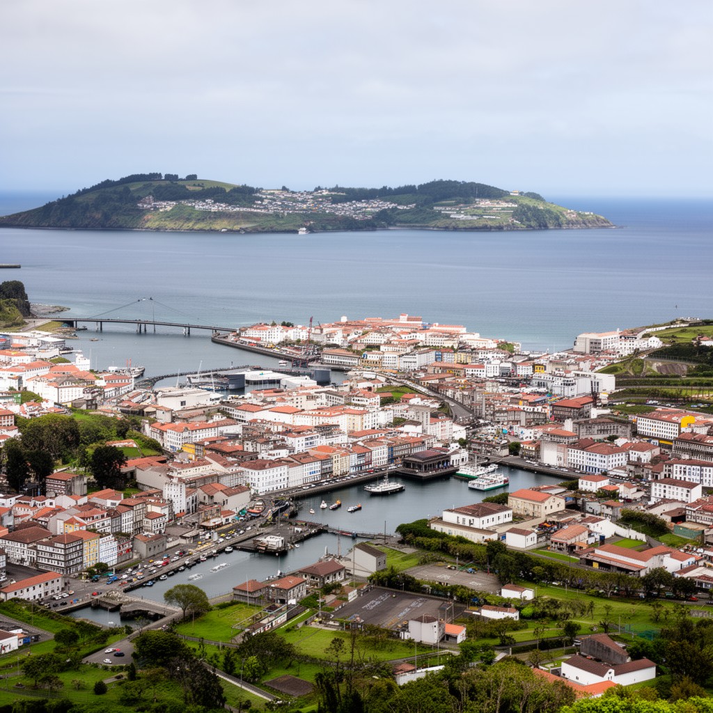AI-generated illustration of Ponta Delgada