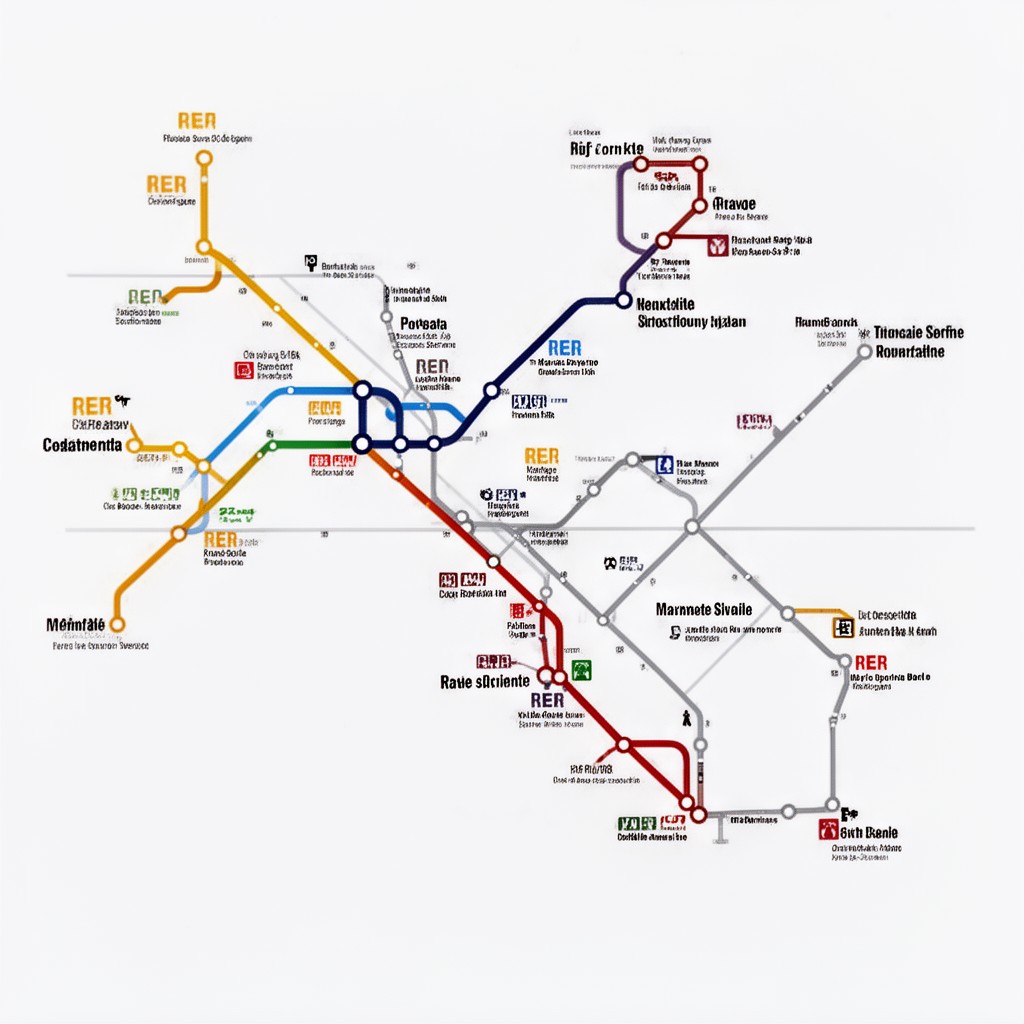 AI-generated illustration of RER network