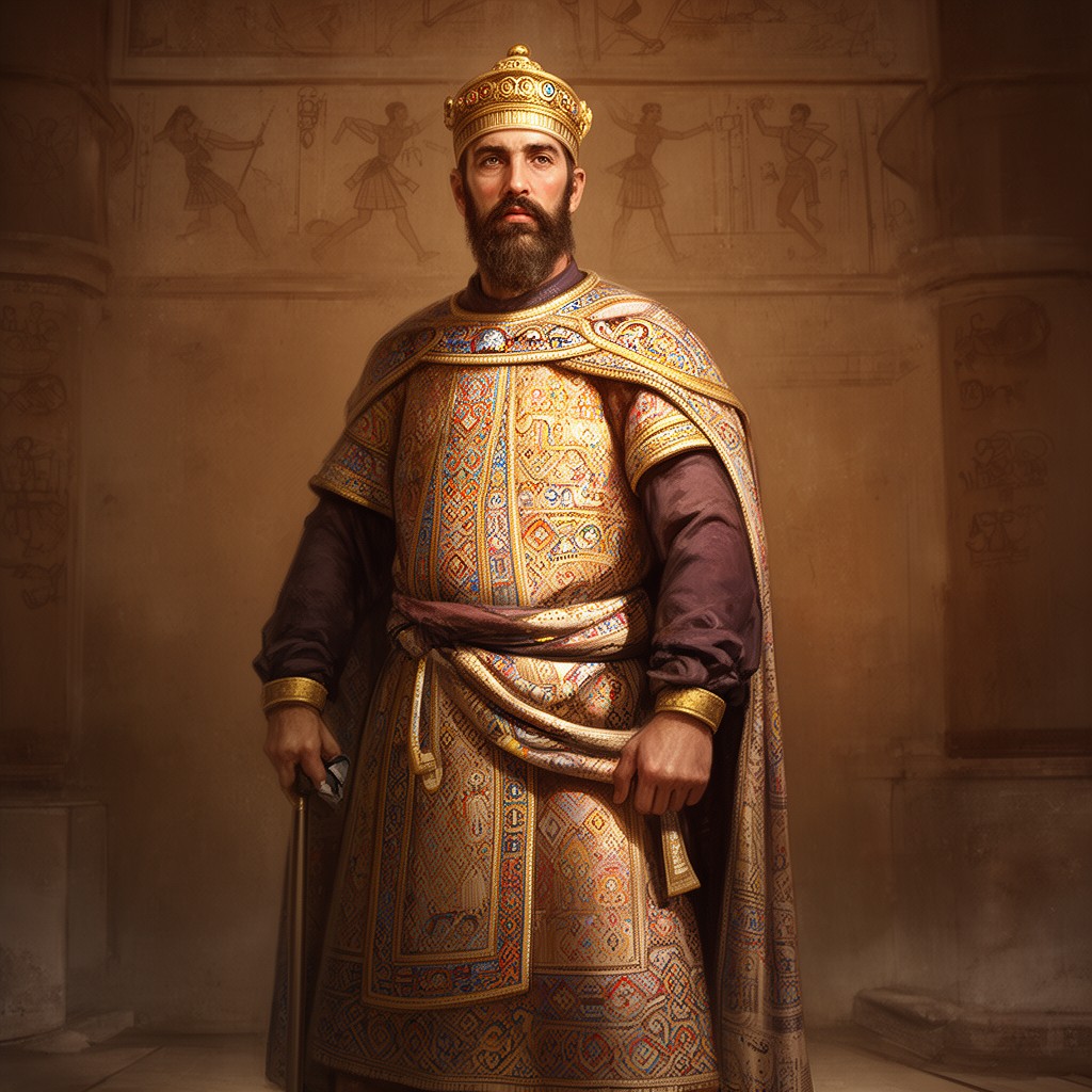 AI-generated illustration of King of Persia
