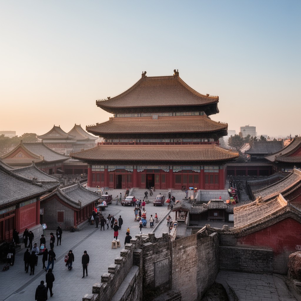 AI-generated illustration of Historic Centre of Beijing