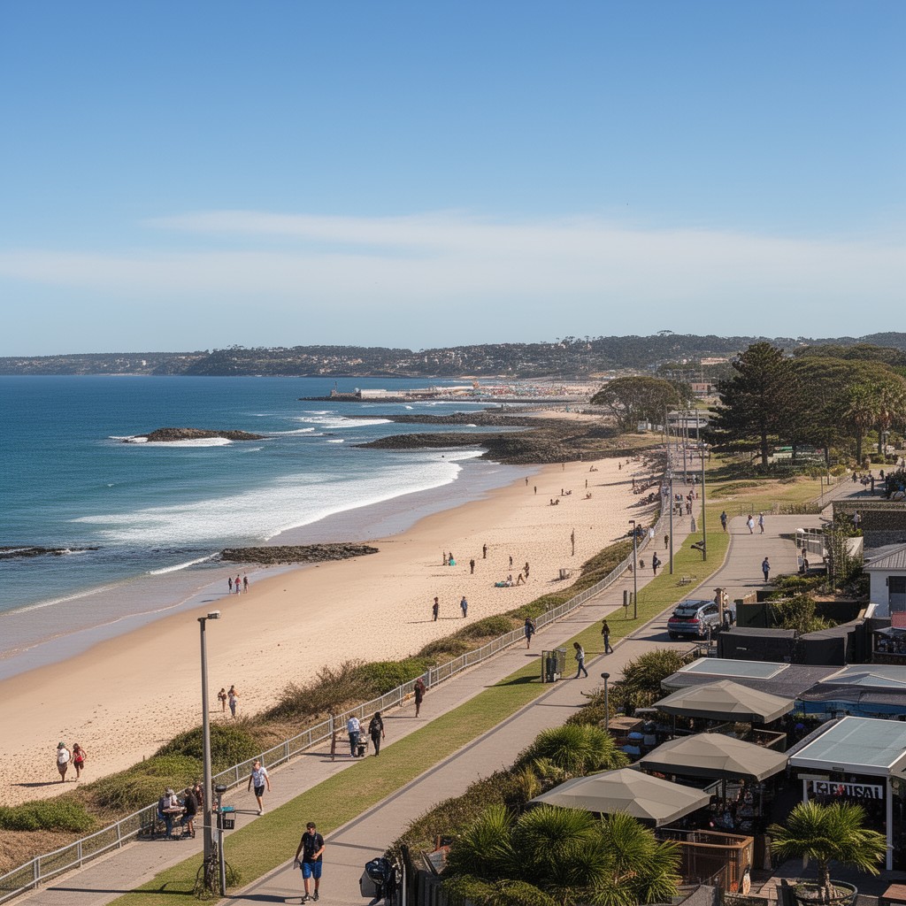 AI-generated illustration of Terrigal Beach