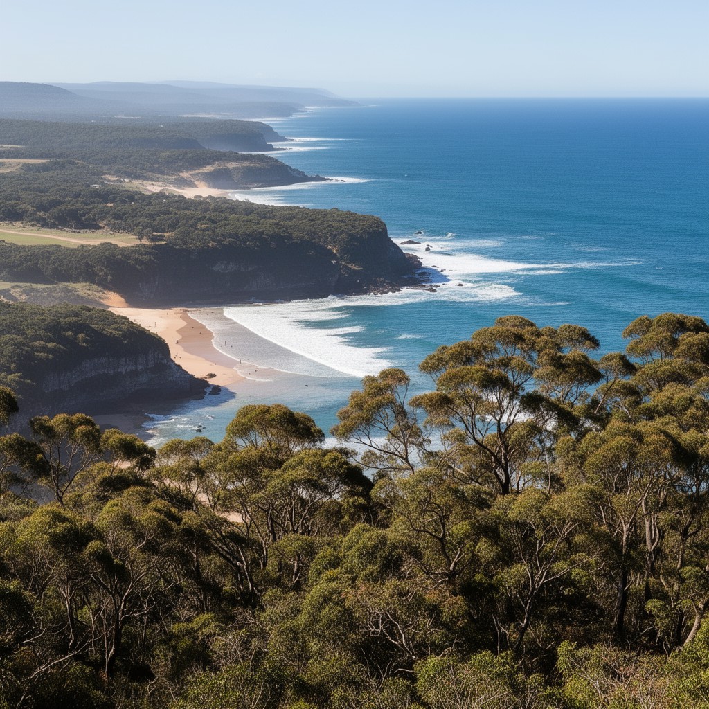 AI-generated illustration of Wyrrabalong National Park