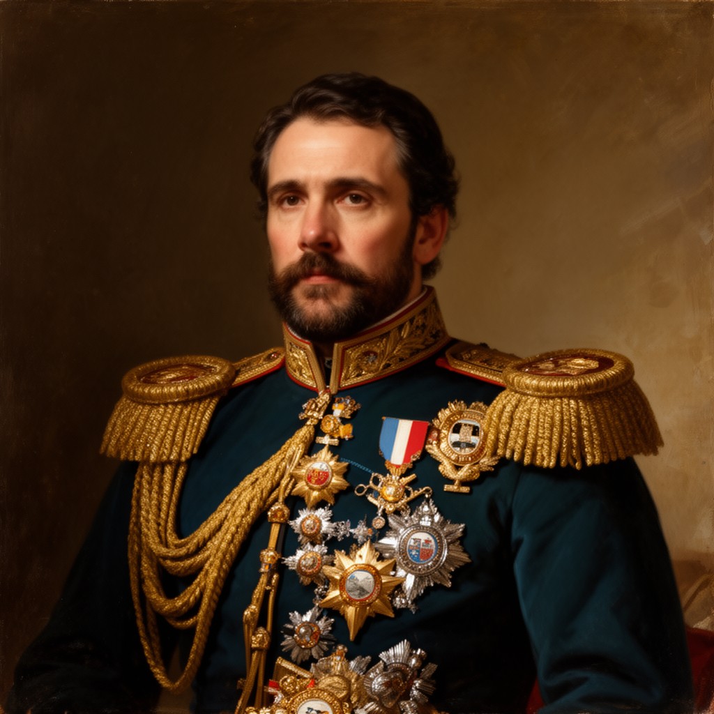 AI-generated illustration of José de la Serna e Hinojosa
