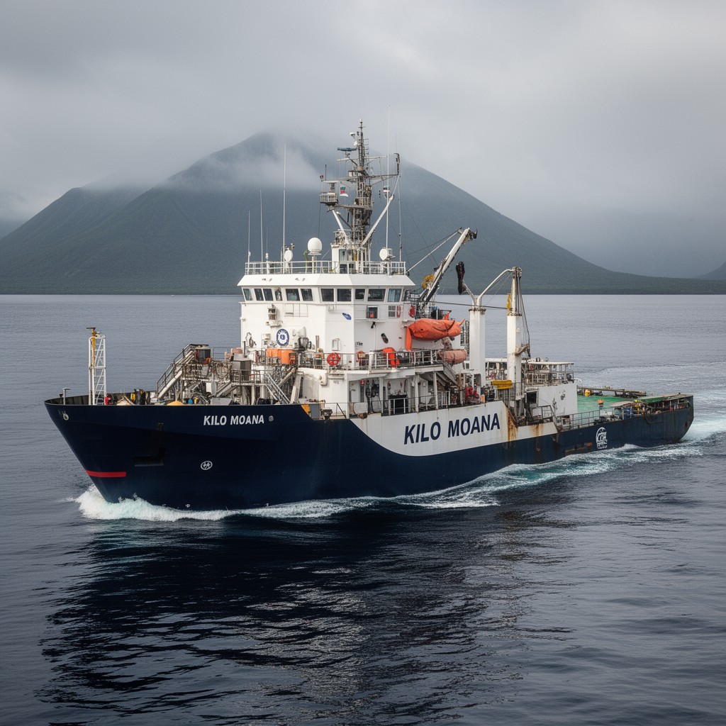 AI-generated illustration of RV Kilo Moana