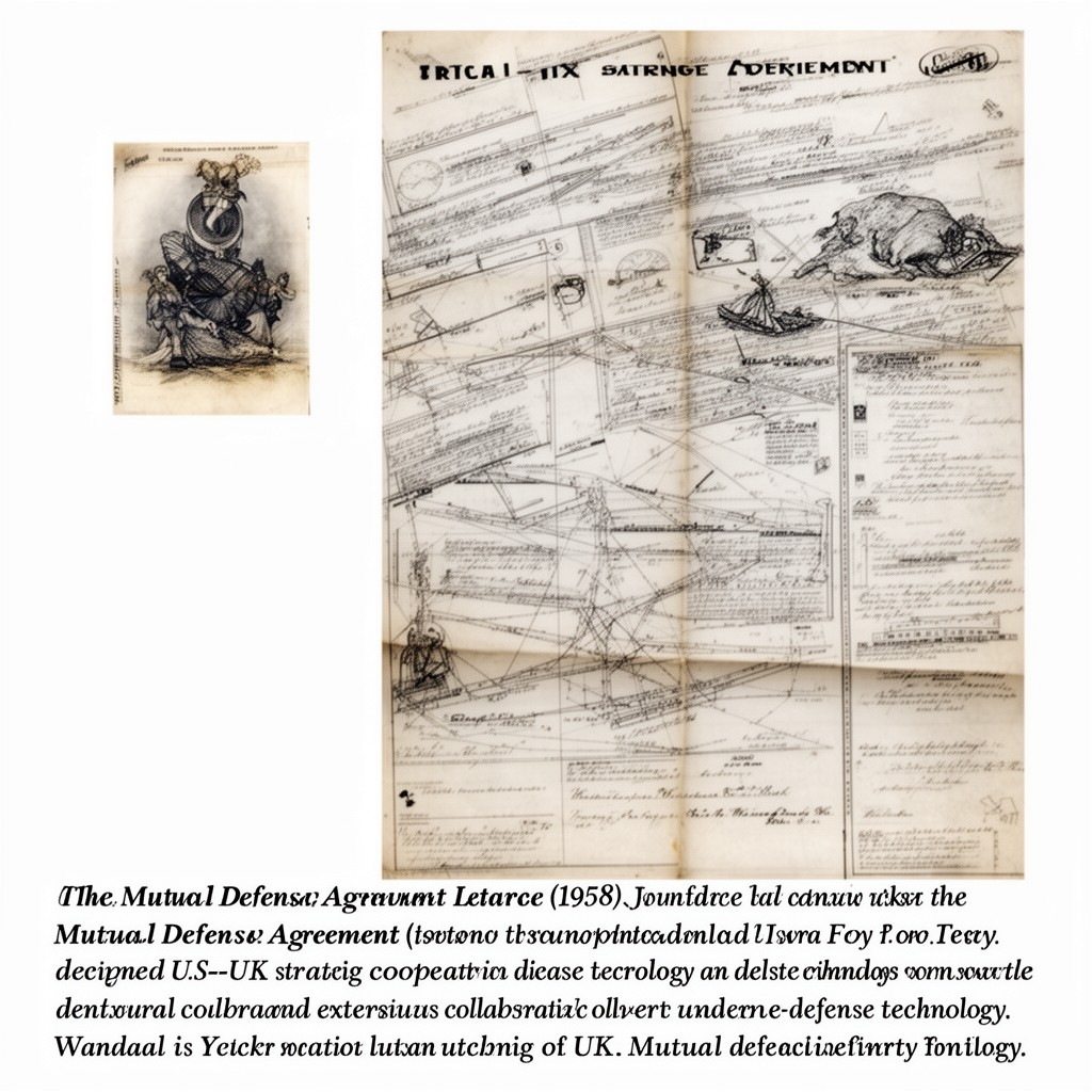 AI-generated illustration of Mutual Defense Agreement (1958)