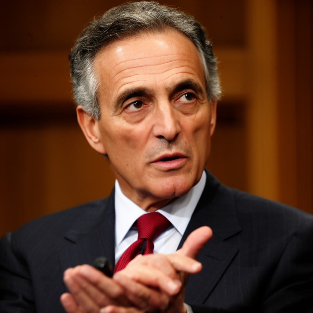 AI-generated illustration of Mario Cuomo