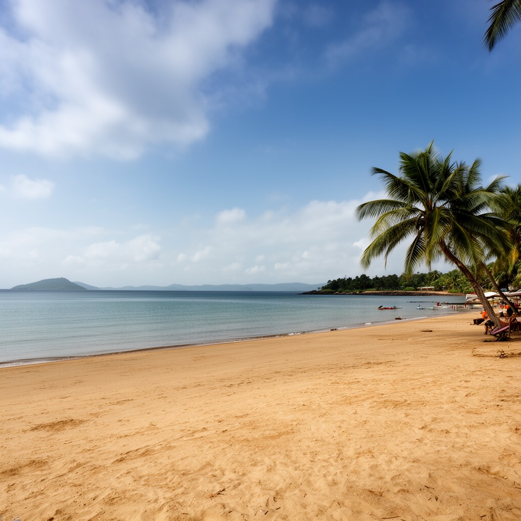 AI-generated illustration of Uppuveli Beach