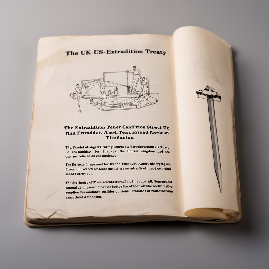 AI-generated illustration of UK–US Extradition Treaty