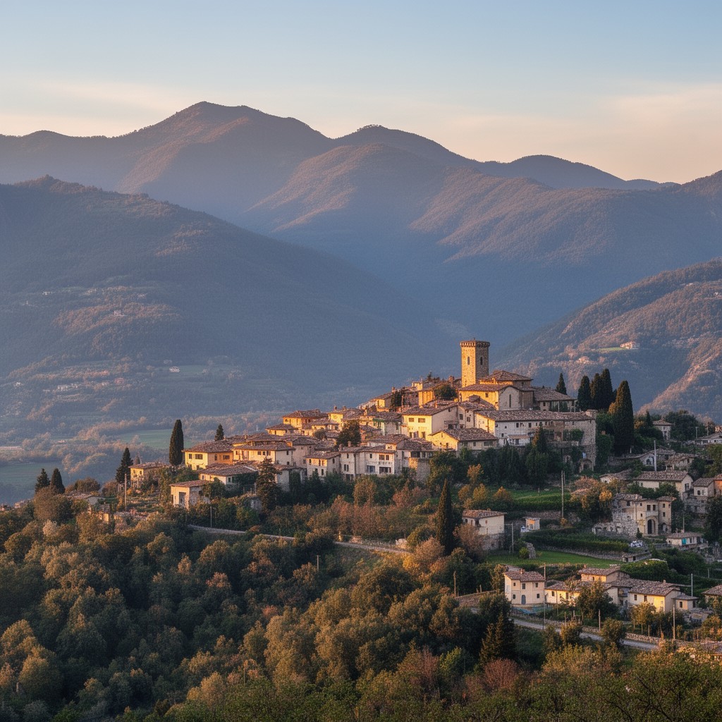 AI-generated illustration of Province of Rieti