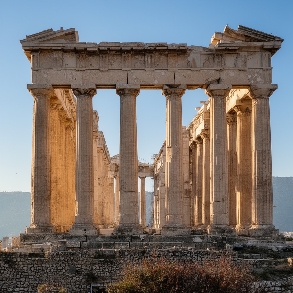 AI-generated illustration of Temple of Olympian Zeus
