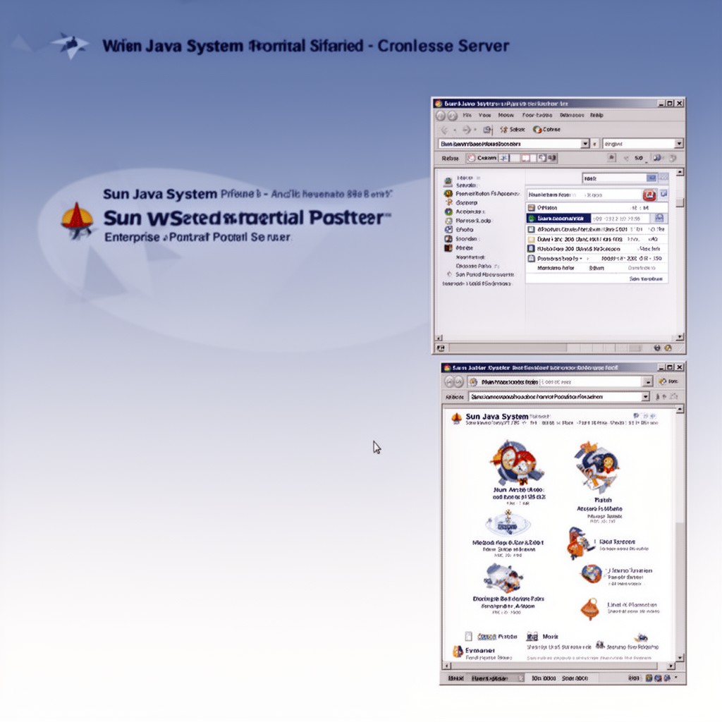 AI-generated illustration of Sun Java System Portal Server