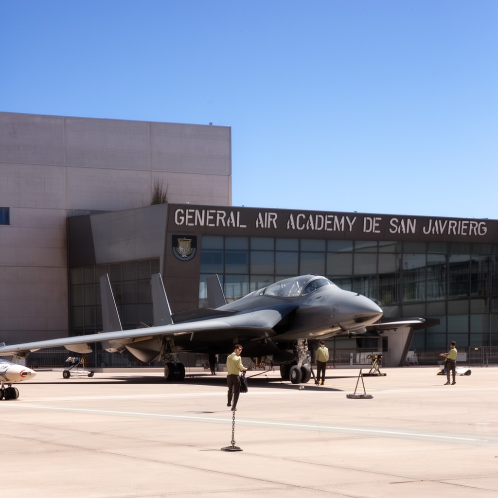 AI-generated illustration of General Air Academy of San Javier