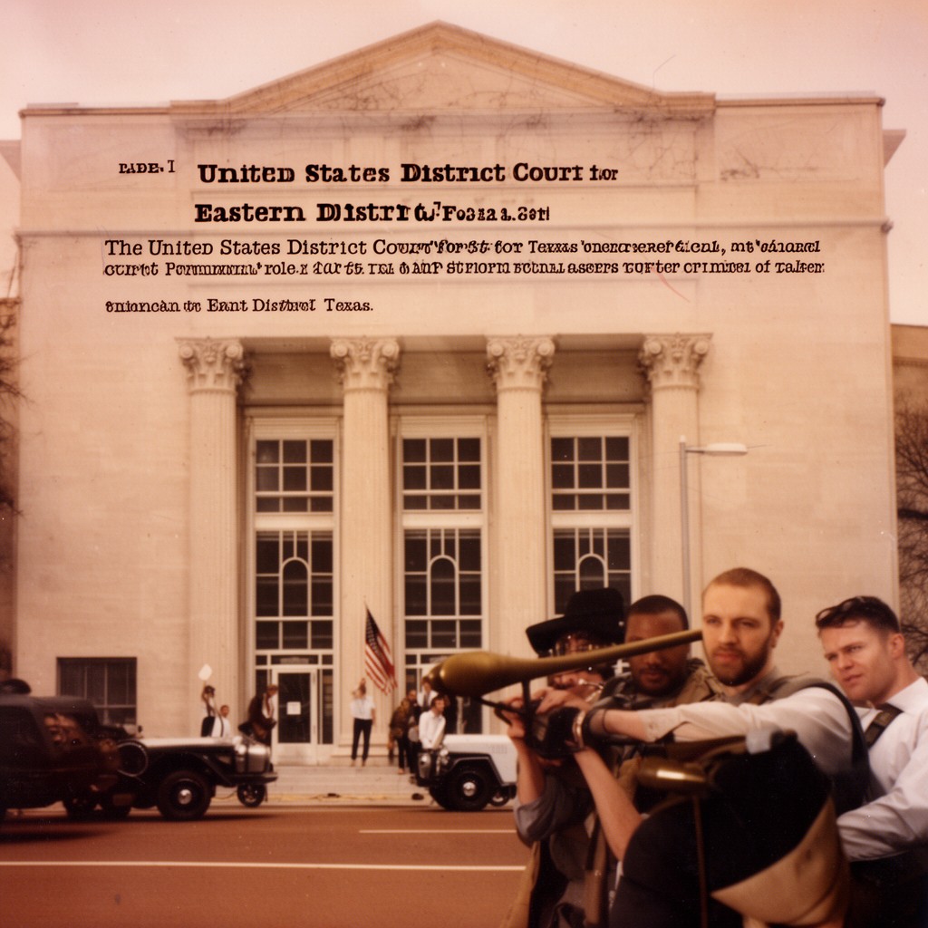 AI-generated illustration of United States District Court for the Eastern District of Texas