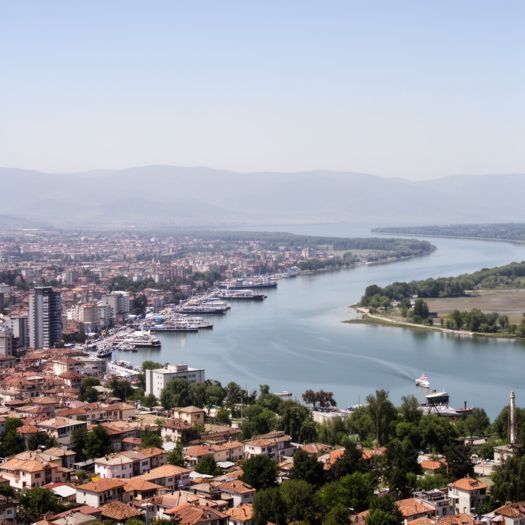 AI-generated illustration of Tulcea