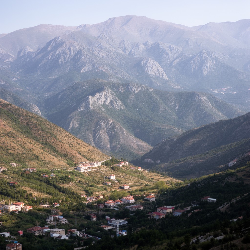 AI-generated illustration of Taurus Mountains