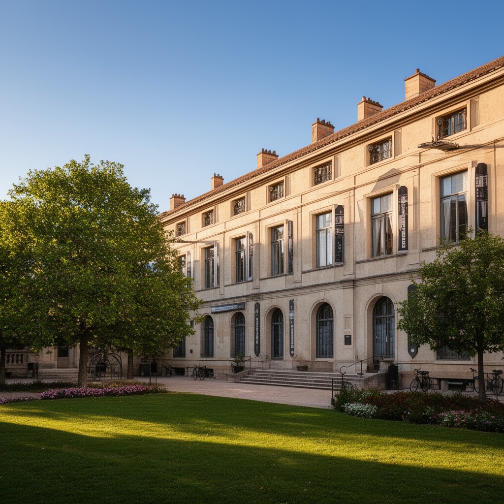 AI-generated illustration of Collège Bourbon