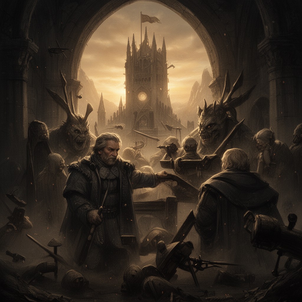 AI-generated illustration of Game of Thrones season 2