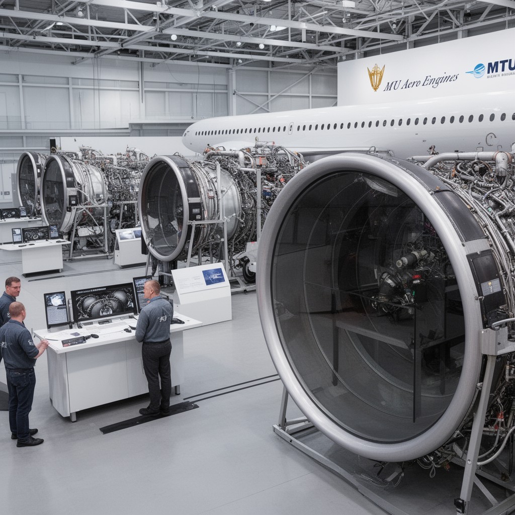 AI-generated illustration of MTU Aero Engines