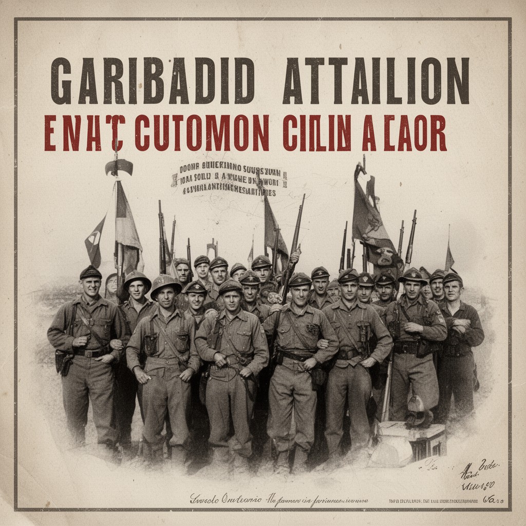 AI-generated illustration of Garibaldi Battalion
