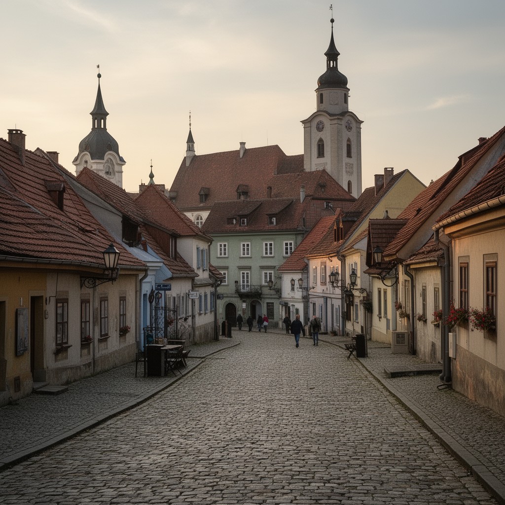 AI-generated illustration of Old Town
