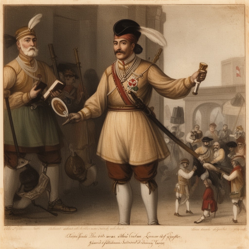 AI-generated illustration of Chanda Sahib