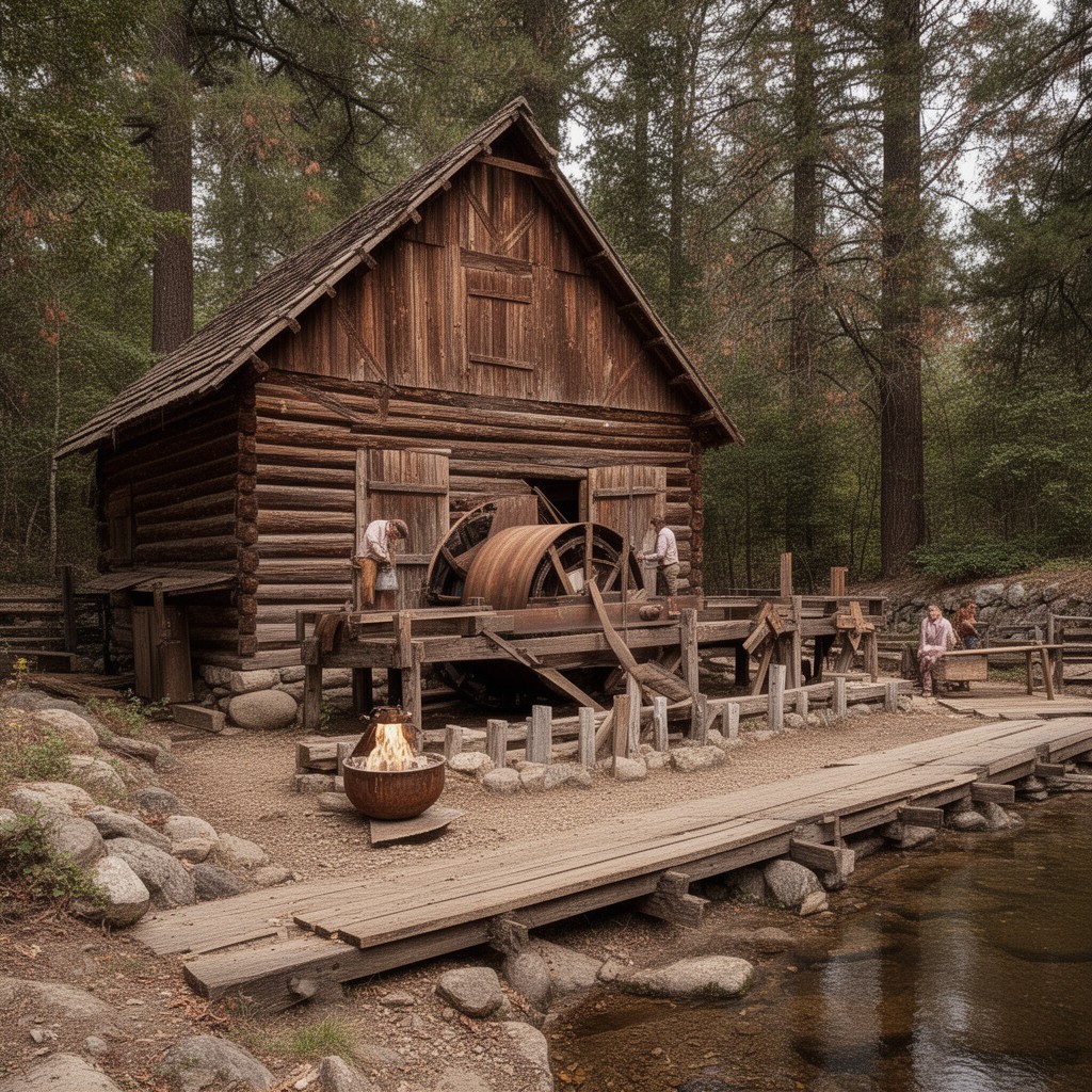 AI-generated illustration of Sutter's Mill