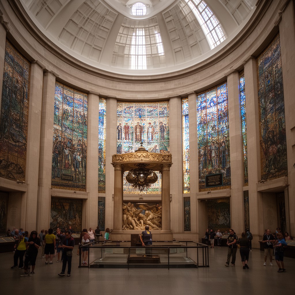 AI-generated illustration of Hall of Memory