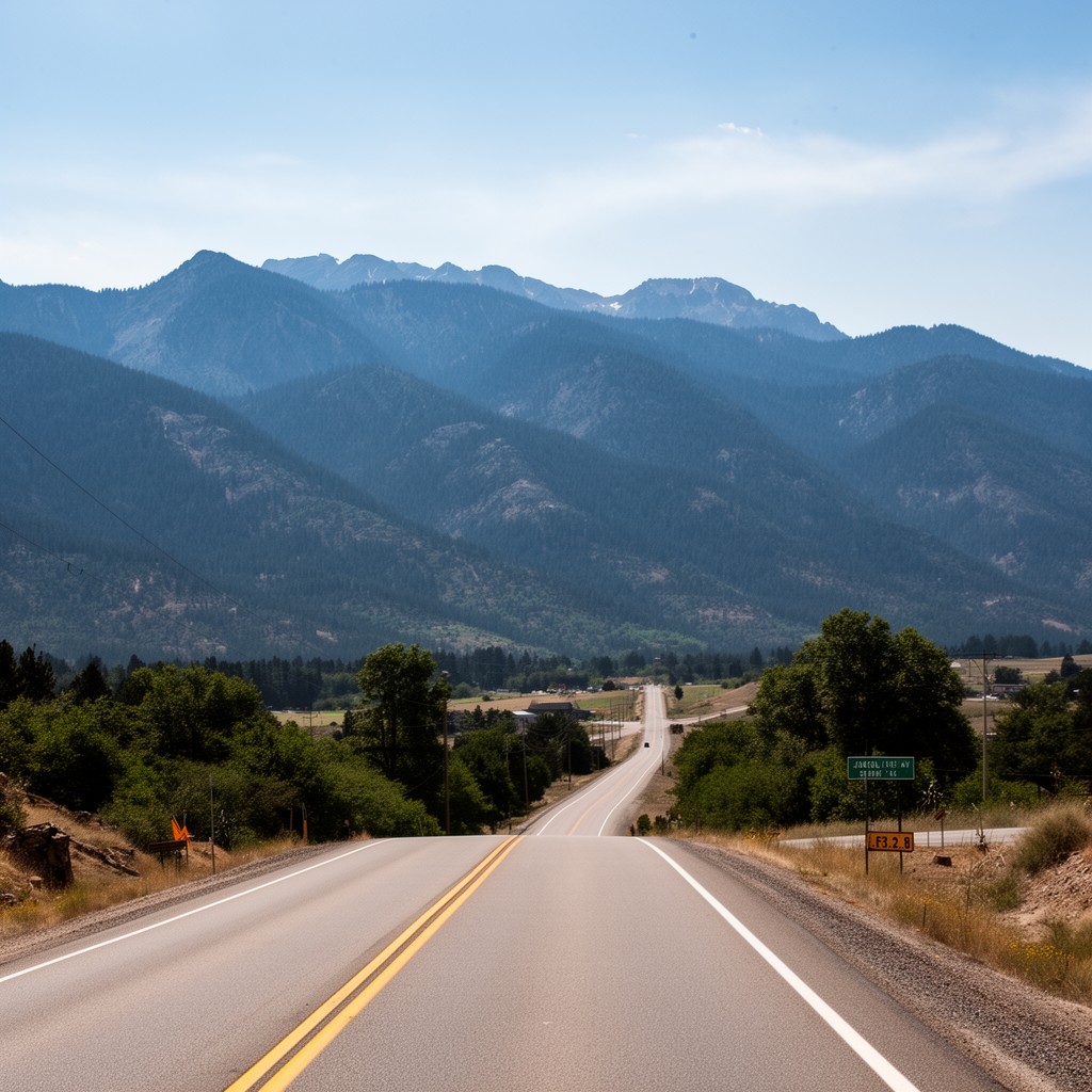 AI-generated illustration of Lincoln Highway (historic alignment via U.S. 40)