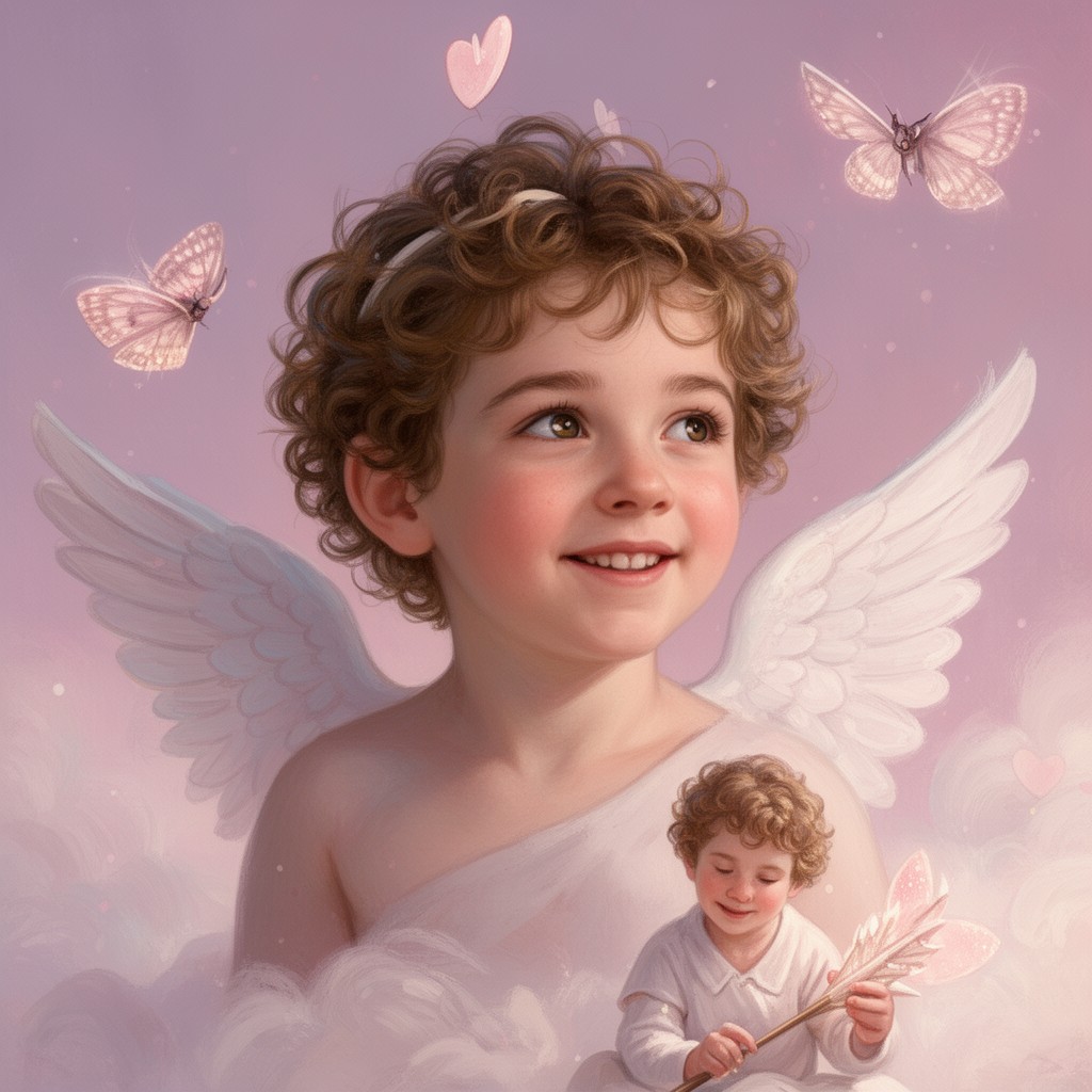 AI-generated illustration of Cupid