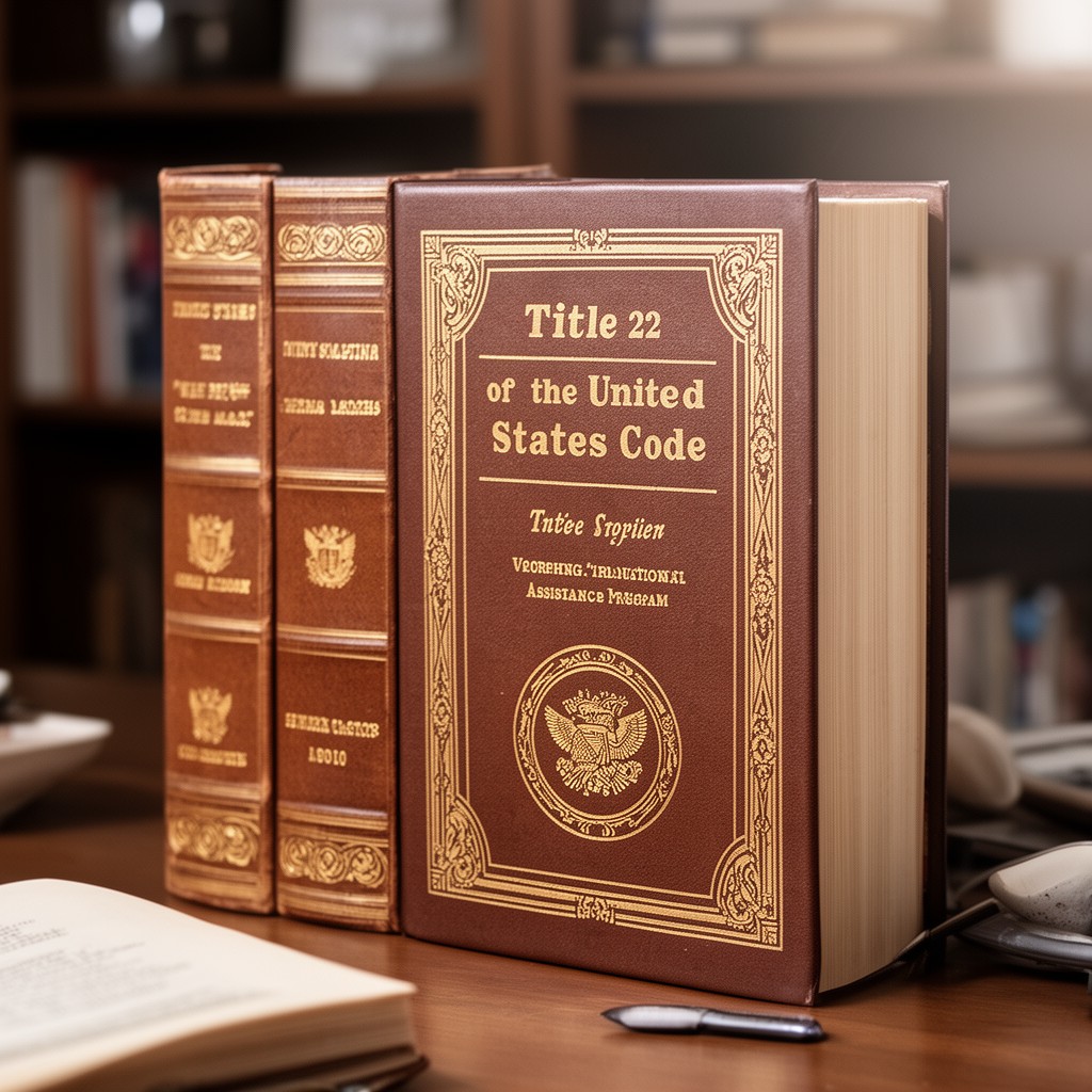 AI-generated illustration of Title 22 of the United States Code