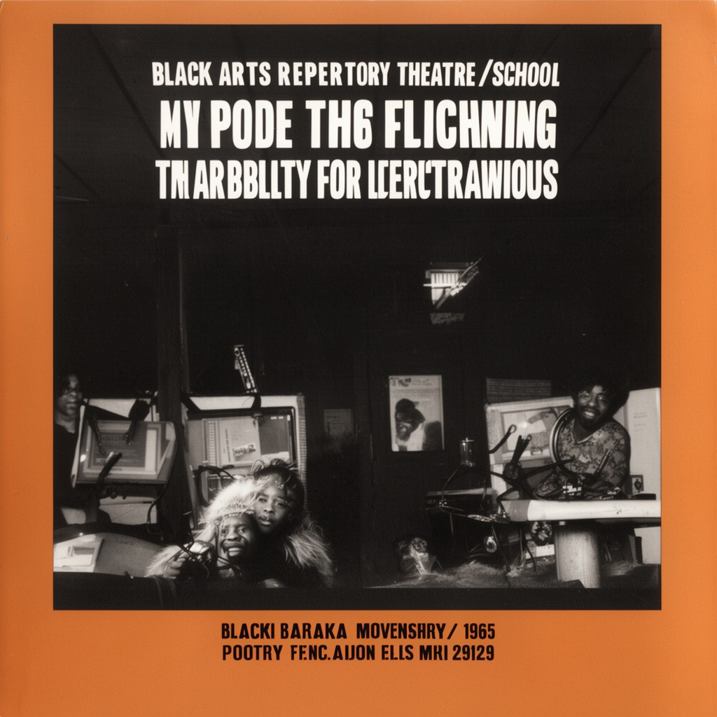 AI-generated illustration of Black Arts Repertory Theatre/School