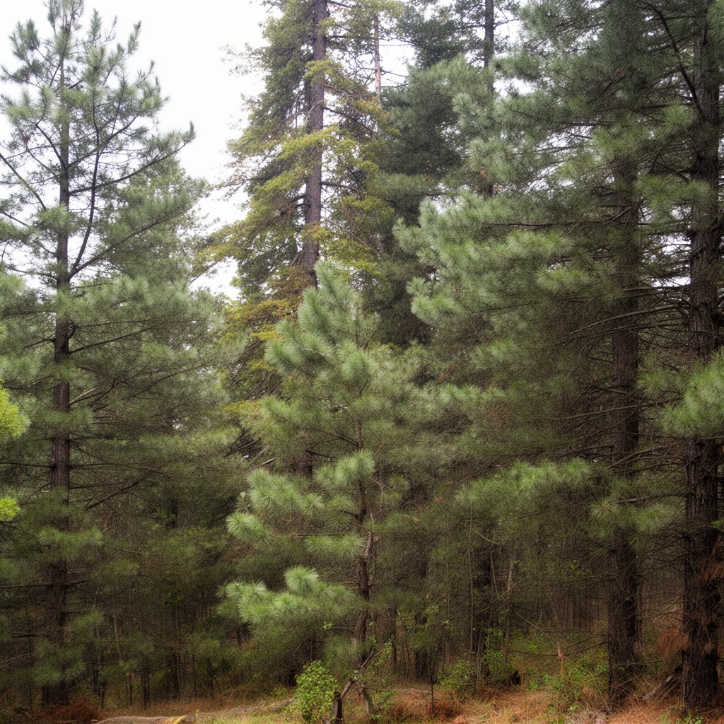 AI-generated illustration of Pinaceae