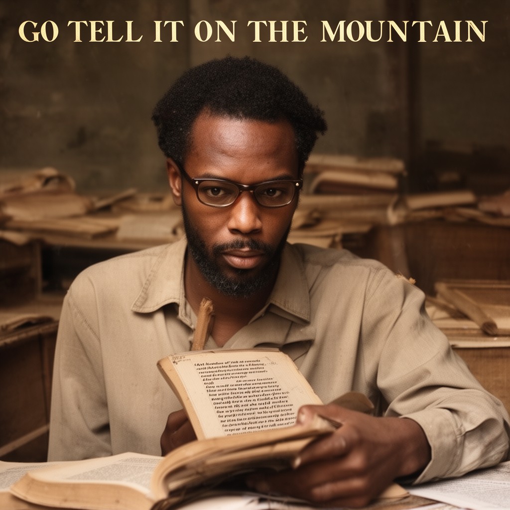 AI-generated illustration of Go Tell It on the Mountain
