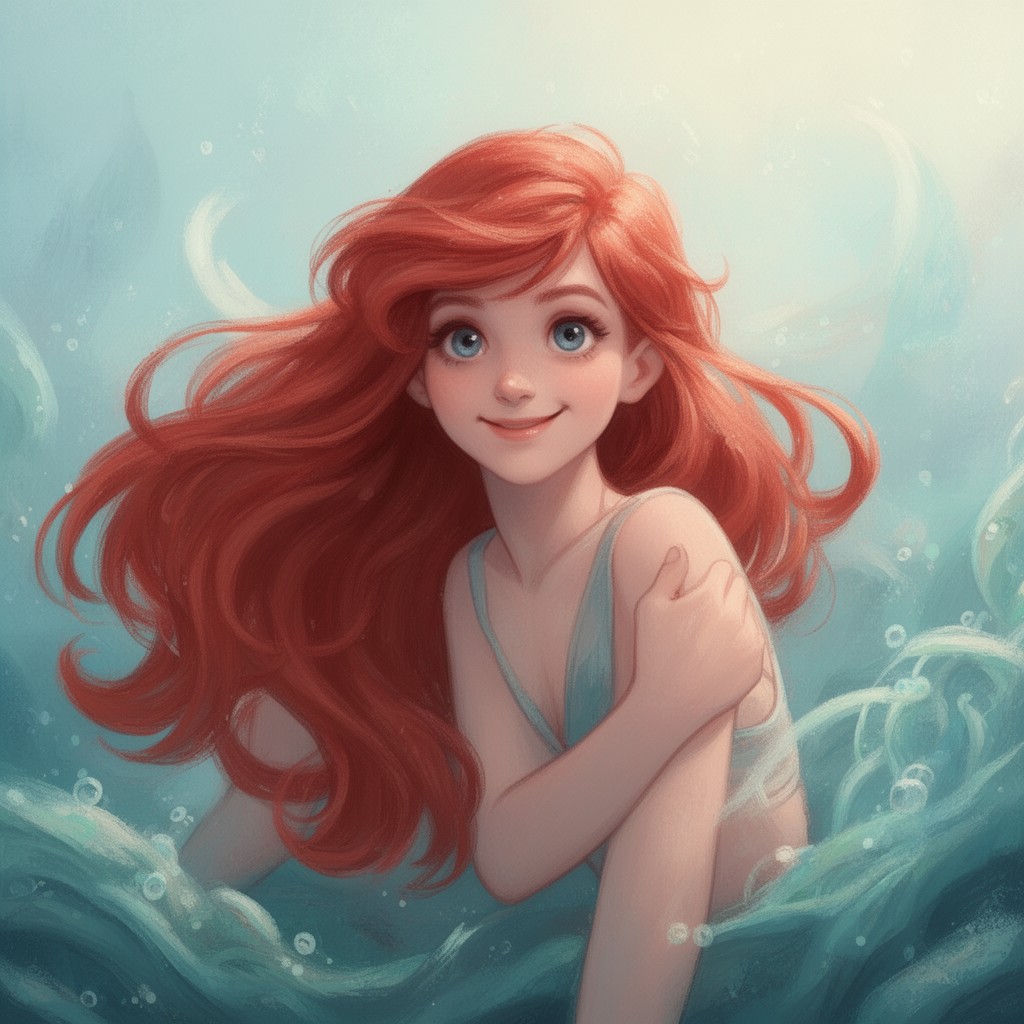 AI-generated illustration of Ariel