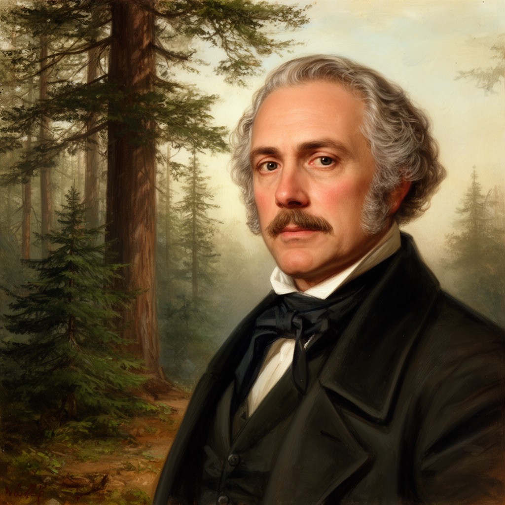 AI-generated illustration of David Douglas