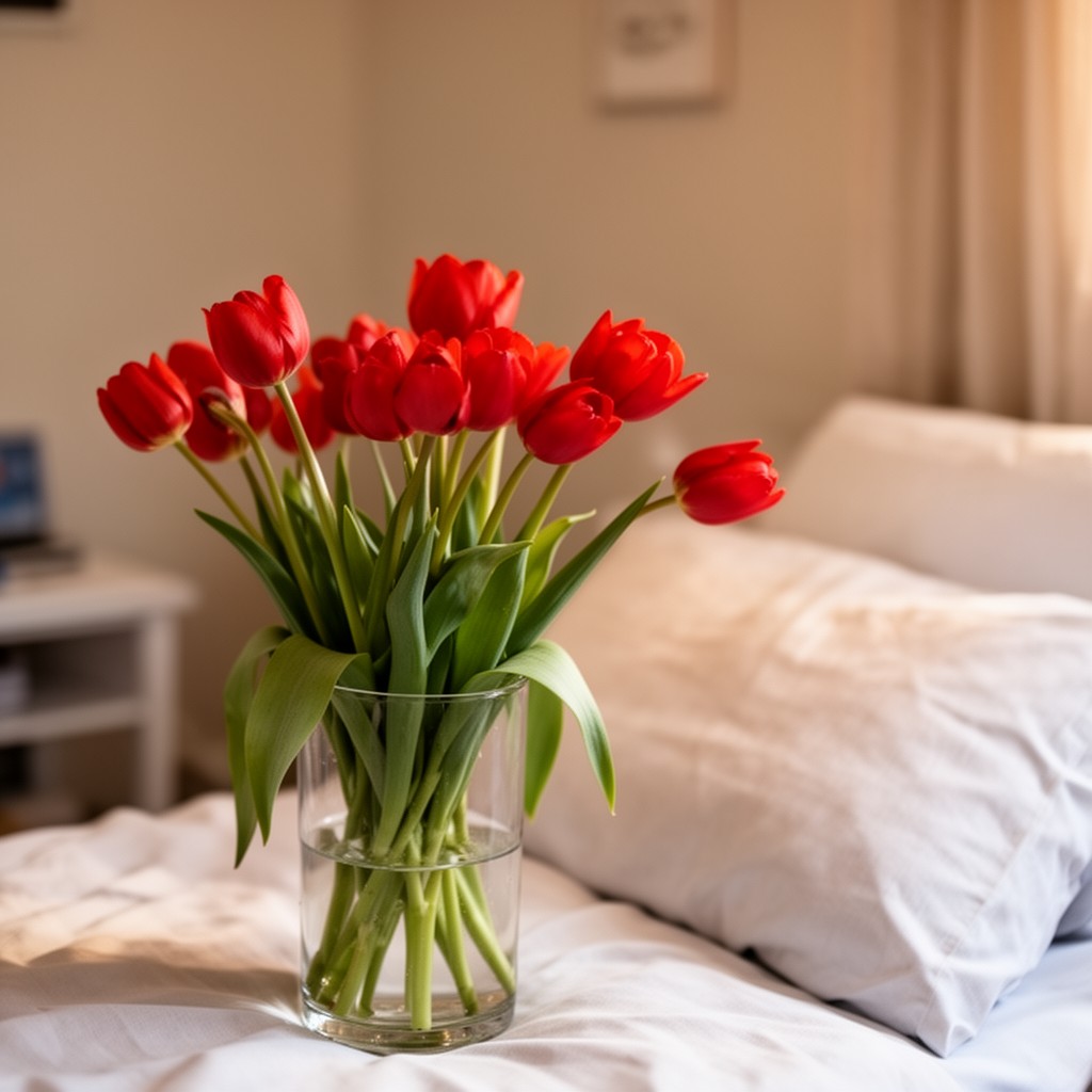 AI-generated illustration of Tulips