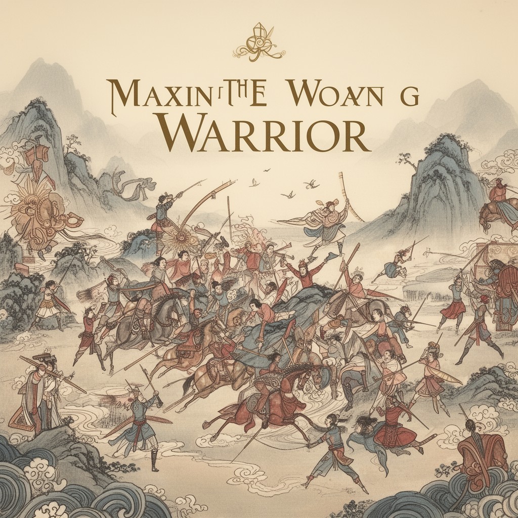 AI-generated illustration of The Woman Warrior