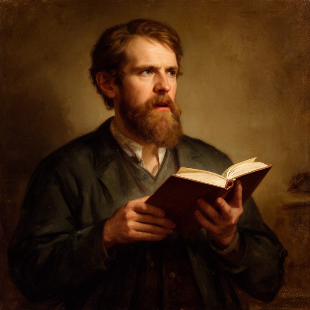 AI-generated illustration of Arthur Dimmesdale