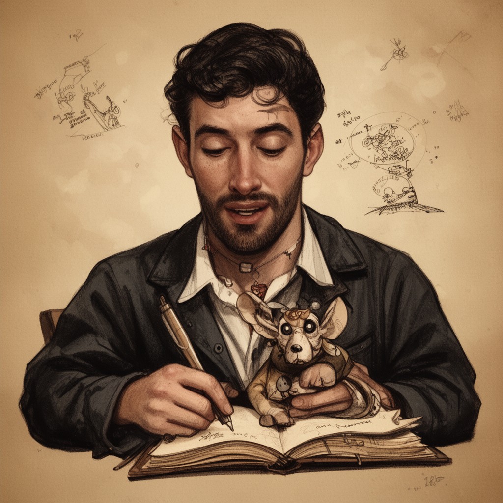 AI-generated illustration of Carlo Marx
