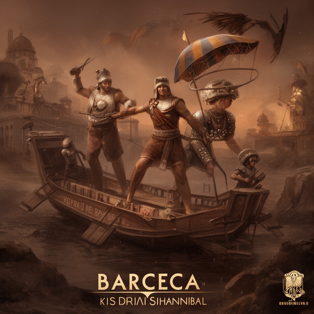 AI-generated illustration of Barca